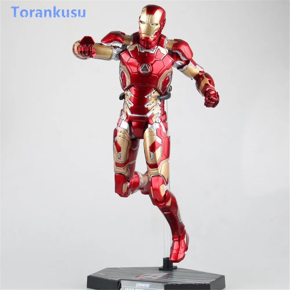 

Avengers Endgame Action Figure Age Of Ultron Iron Man Mk43 HC Hot Toys For Children Ironman Anime Figure Doll Brinquedos Gift PG