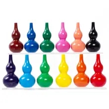 12 шт./кор. 3D безопасная цветная бутылка мелки тыквы для детей мальчик девочка рисунок «сделай сам» инструмент Детские канцелярские принадлежности подарок