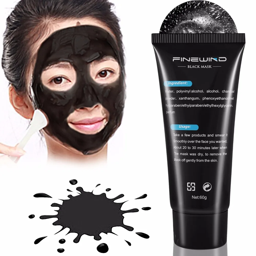 Mabox черная маска для удаления черных точек в носу, уход за лицом, лечение акне, Очищающая маска, полоска пор, маска для ухода за кожей, Прямая поставка