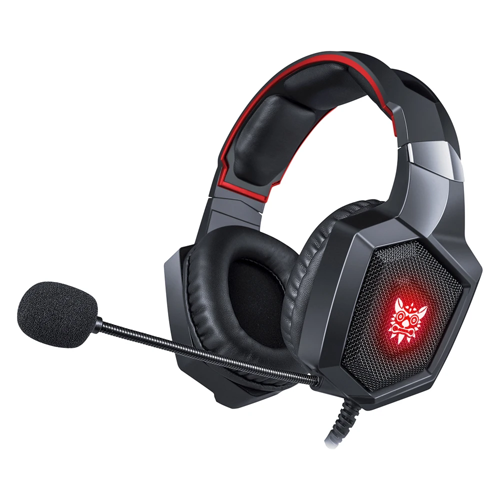 ONIKUMA K8 PS4 гарнитура Casque PC Gamer бас Игровые наушники с микрофоном+ профессиональная проводная USB игровая мышь