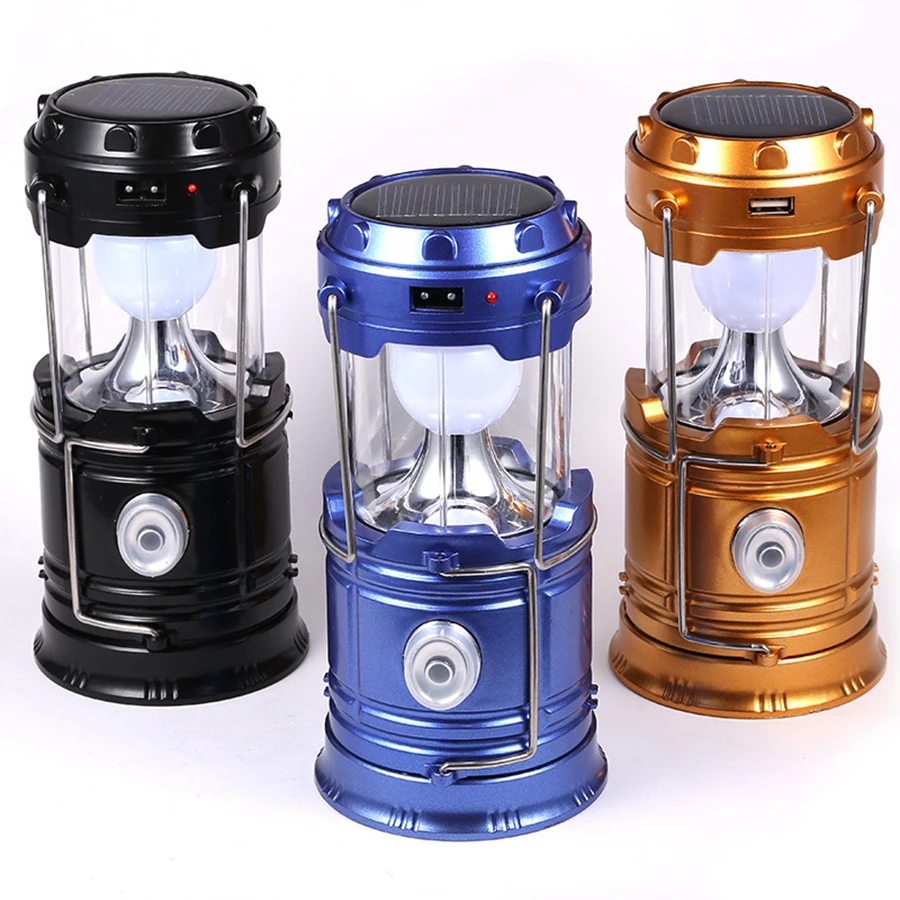 Ultra Bright Portable Solar Charger Camping Lantern Lamp Outdoor