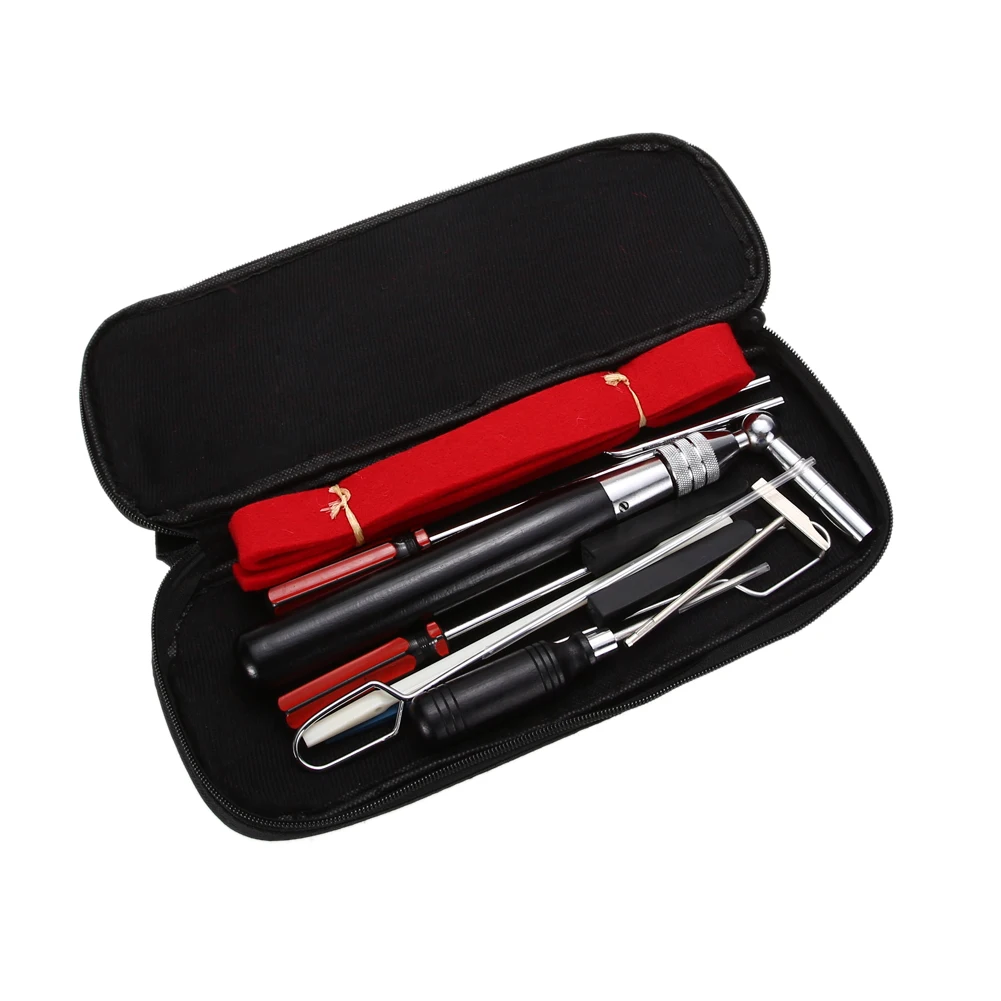 Professional 13 in 1 Piano Tuning Tools Tuning Maintenance Kit with Case Wrench Screwdriver Sophisticated Craft Hand Tool Sets Professional 13 in 1 Piano Tuning Tools Tuning Maintenance Kit with Case Wrench Screwdriver Sophisticated Craft Hand Tool Sets