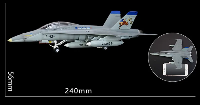 Предварительно построенный 1: 72 весы F/A-18D Hornet VMFA (AW)-225 multirole combat jet Хобби Коллекционные самолеты готовой пластик Модель