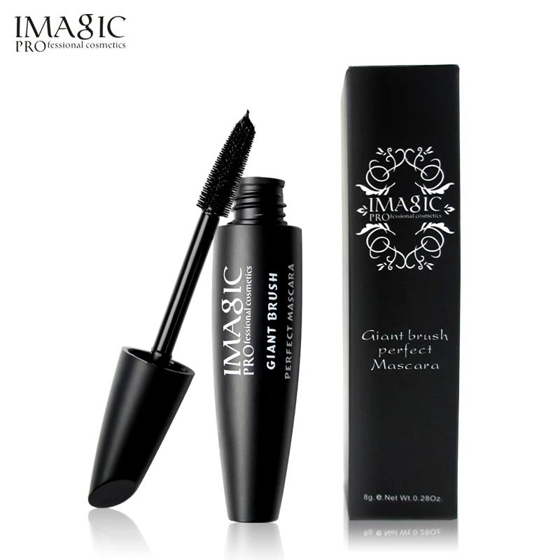 

IMAGIC Makeup Black Mascara Waterproof Natural Fiber Makeup Eyelash Cream Eye Make Up Beauty Tools Lasting