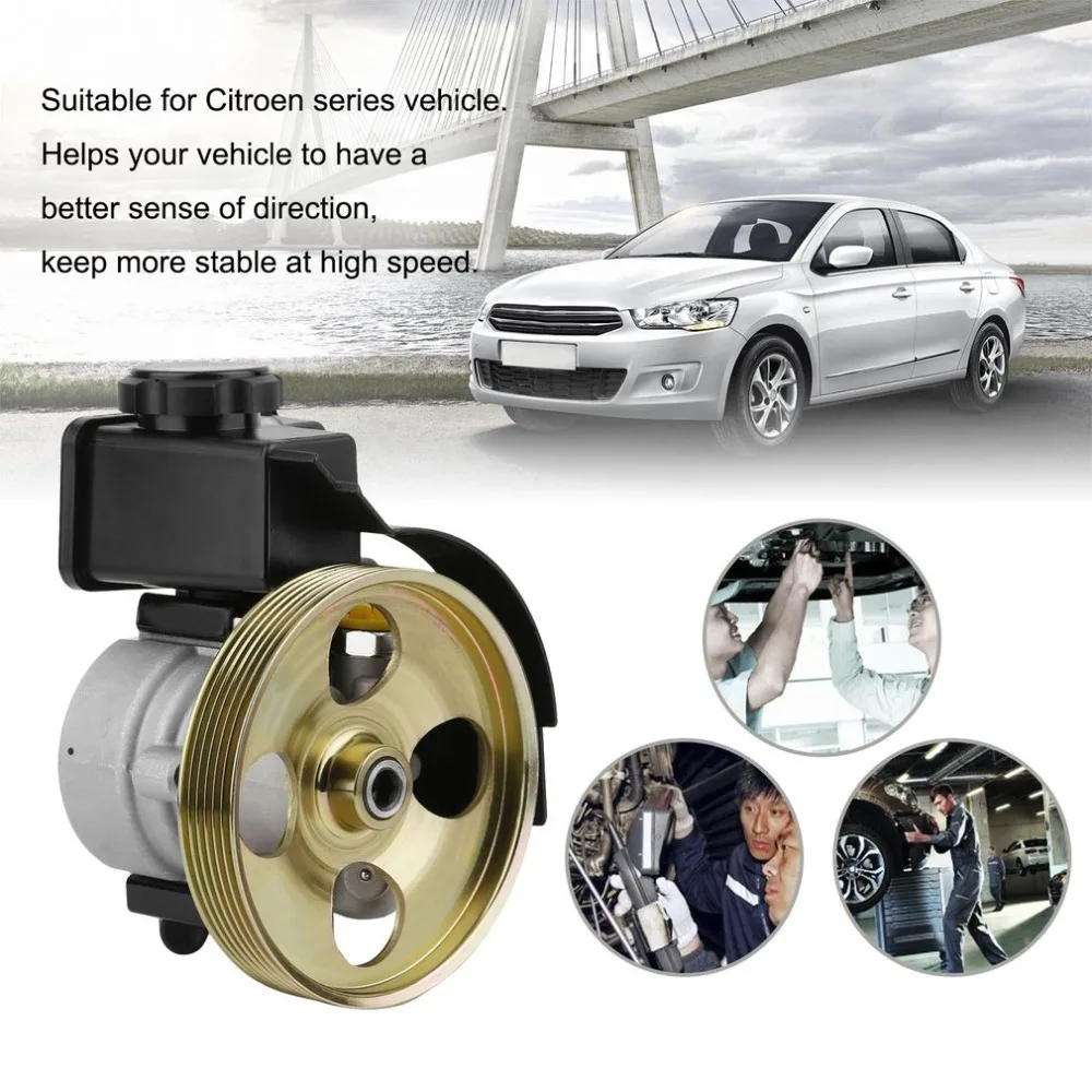 

Hydraulic Power Steering Pump For Citroen Xsara N1 1.4 HDi 1.4i 1.6 16V For Berlingo MF 1.1i 1.4i For Xsara Coupe N0 1.4i NEW