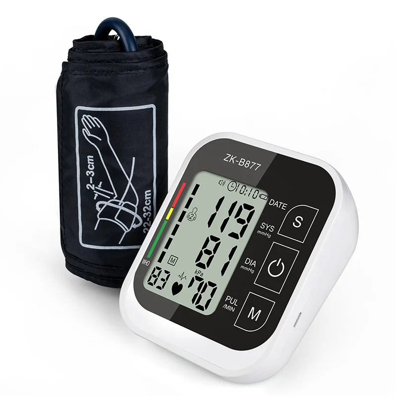 

JZIKI Arm Blood Pressure Intelligent Digital Display Blood Pressure Monitor Automatic Sphygmomanometer Medical Equipment B877