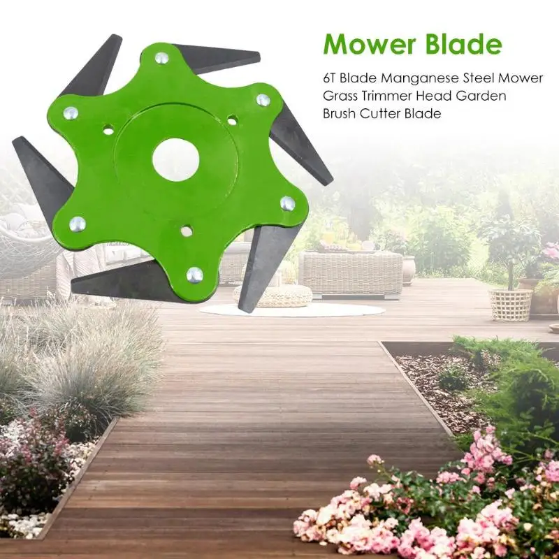 Blade Manganese Steel Mower Grass Trimmer Head Garden Brush Cutter Blade Garden Grass Trimmer Head For Lawn Mower 3 4 5 6T Blade Manganese Steel Mower Grass Trimmer Head Garden Brush Cutter Blade Garden Grass Trimmer Head For Lawn Mower 3 4 5 6T