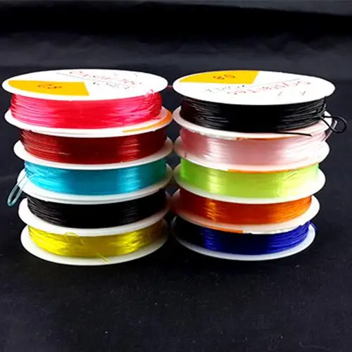 

DIY Crystal Transparent Bungee Cord Elastic String Rope String Thread Bracelet Craft Accessories New
