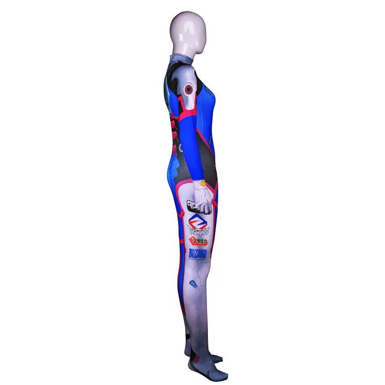 LZCMsoft костюм D.VA 3D принт классический dva Skin костюмы для Хэллоуина женский