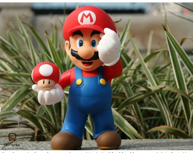 Super Mario Bros Mario Mushroom 12inch 30CM VINYL Figure Doll Toys