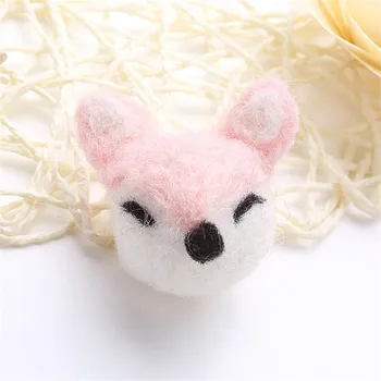 

Christmas Kids Wool Felt Balls Beads Fox Toys 3cm Wool Of Charm Pendant Diy Brooch Nursing Bracelet Necklace Pendant Gifts