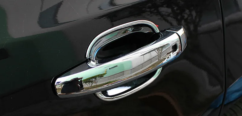 Хромированная обшивка крышки ABS для Audi/A4/Q3/A6/A5 2012 2016 ручка боковой двери
