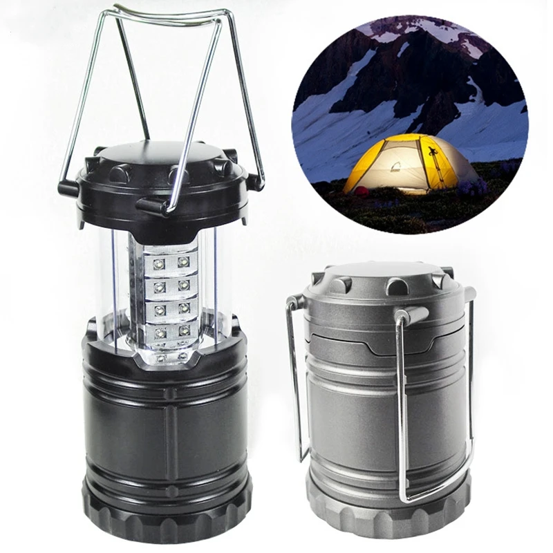 

DOZZIOR 30 LED Lightweight Portable Camping Lantern Hanging Tent Flashlight Light Emergencies Linternas Hiking Fishing Outdoor