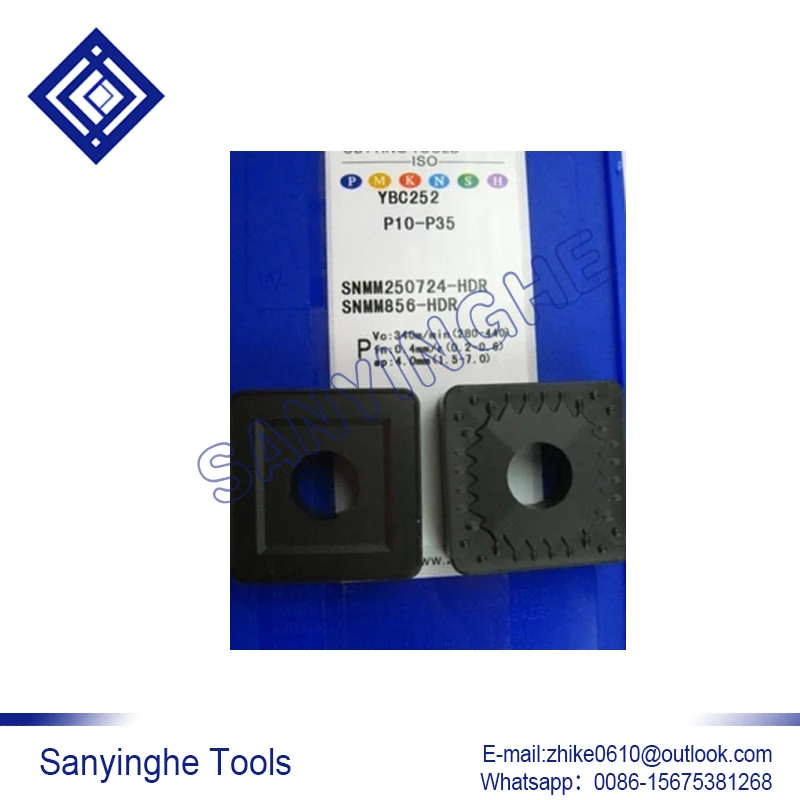 

10 шт./лот YBC252 SNMM250924-HDR cnc карбидные Токарные вставки