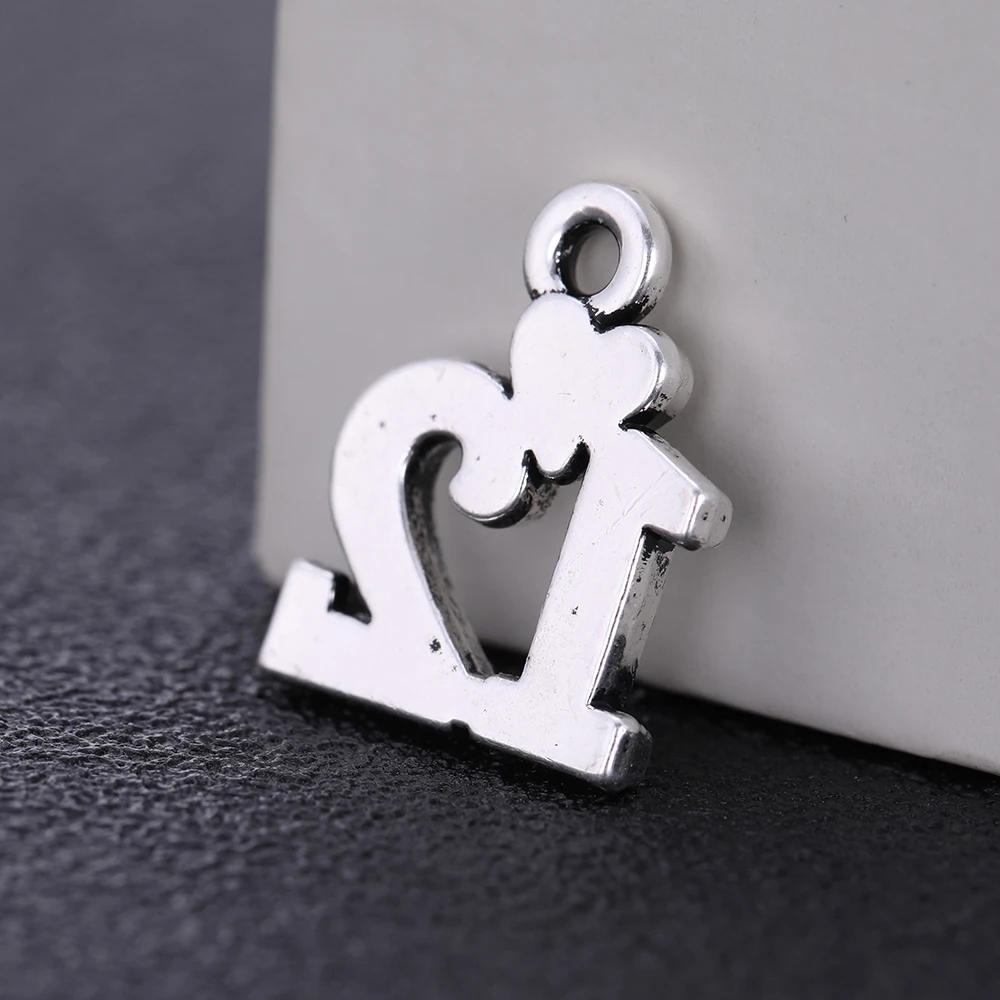 Set of 24 Charming 13.5mm Brass Heart Shape Links - Choose