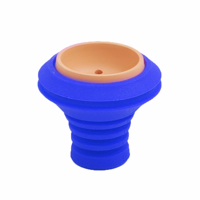 פסיפס קרמיקה קערת סיליקון נרגילה נרגילות התנגדות טמפרטורה גבוהה כוס סיליקון Narguile ShEEsha בצינור עישון