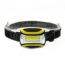 Outdoor COB LED Headlamp Flashlight 3 mode head light headlight head lamp linterna frontal Torch for bicycle light fishing