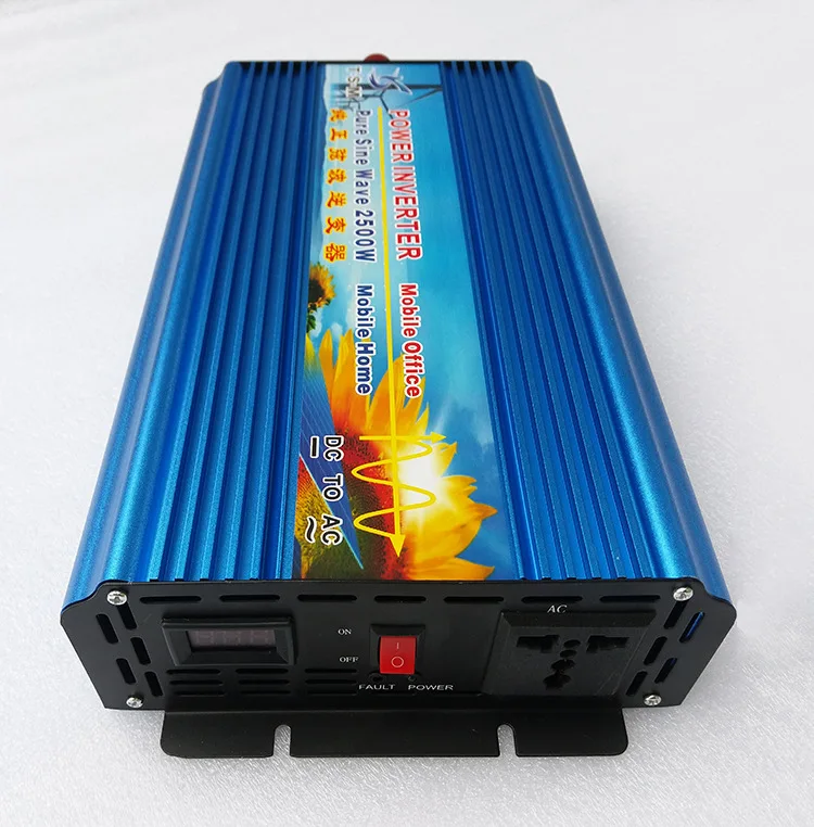 

Pure Sine Wave Solar Power Inverter 24V to 220V 2500W Inverter Converter DC to AC Converter 12V/36V/48V to 110V/120V/230V/240V