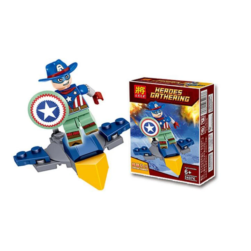 8pcs/lot New Superheroes Avengers 4 fit legoings marvel avengers endgame figures Building Blocks bricks Toy
