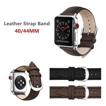 

New Design Watch Accessories Leather Loop Watchband For Apple Watch 4 Bands 40MM & Apple Watch Strap 44MM iWatch 4 Bracelet
