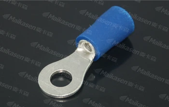 

1000pcs RV2-4 #8 TO-JTK copper material ring shaped insulated terminal