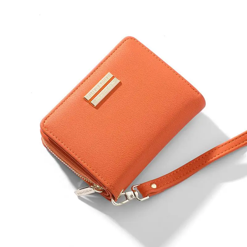 Weichen напульсник женский кошелек маленький женский кошелек для мелочи из искусственной кожи брендовый женский клатч кошелек с отделением для карт - Цвет: Оранжевый