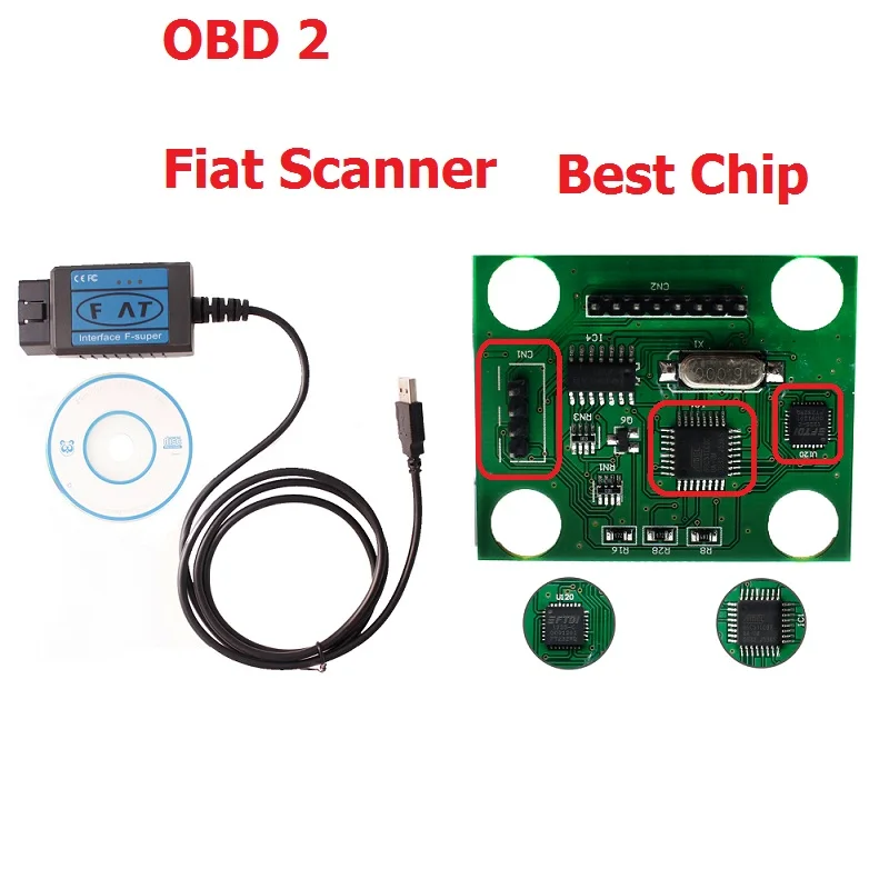 

OBD 2 Connector Code Scanneer For Fiat Scanner Car Diagnostic Tool OBDII OBD2 Code Scan tool