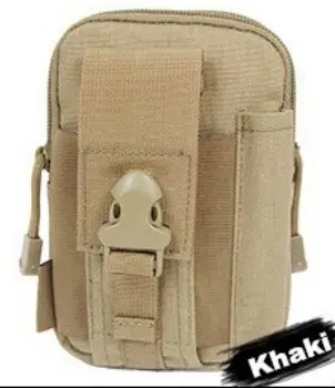 Тактическая поясная сумка для мужчин EDC Army Funny 5,7 дюймов мобильный телефон сумка для путешествий спортивная поясная сумка - Цвет: khaki