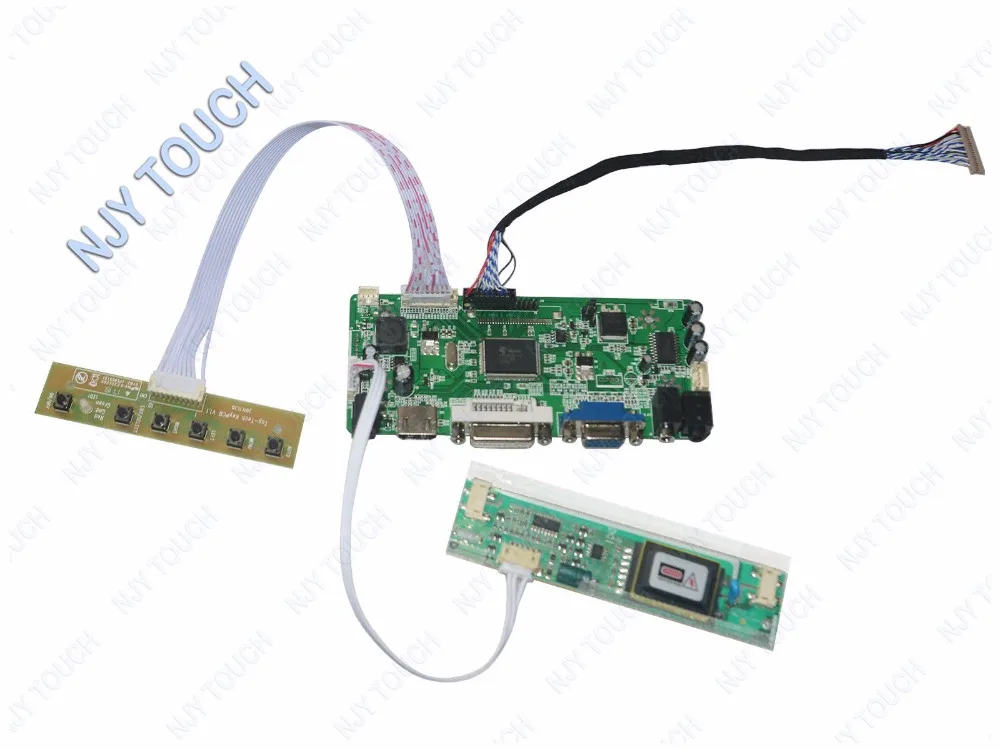 

HDMI DVI VGA LCD Controller Board Kit Work for 12.3" 1280x480 LQ123K1LG03 LCD Screen