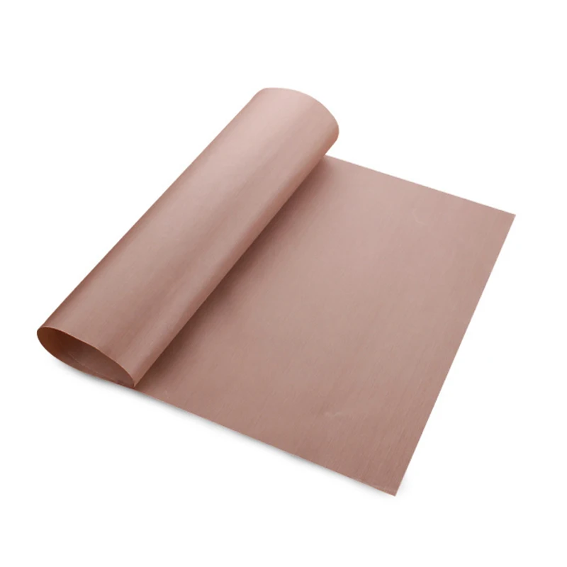 Многоразовый коврик для выпечки термостойкий тефлоновый лист для выпечки клееная бумага термостойкая подкладка антипригарная для наружного барбекю - Цвет: 60x40cm