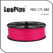 Worldwide Fast Delivery Direct Manufacturer 3D Printer Material 1 kg 2.2 lb 1.75mm Rose Red ABS Filament