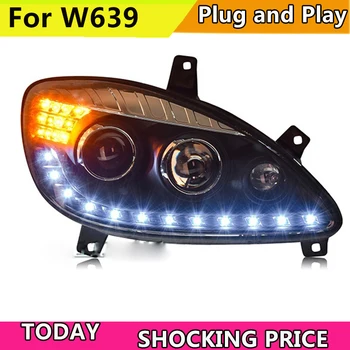 

doxa Car headlight For Mercedes-Benz Viano w639 LED Head Lamp 2006-2011
