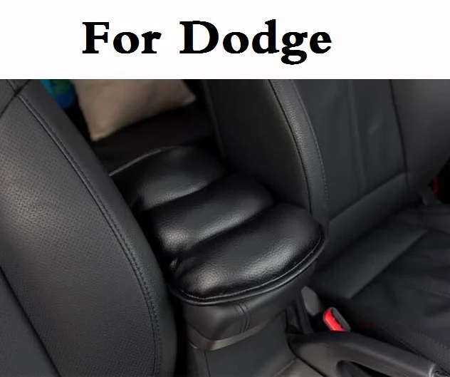 

car styling Car Auto Armrests Center Console Cover Seat Box Pad Soft PU Mats For Dodge Journey Magnum Nitro Stratus Viper