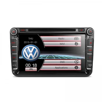 

8" HD Digital Touch Screen Dual Canbus GPS Car DVD Player for Volkswagen/Seat/Skoda with Screen Mirrroring Function car FM radio