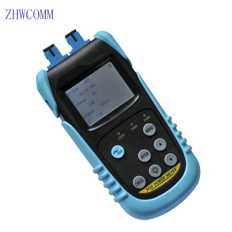 

ZHWCOMM igh Quality Mini fiber optical PON Power Meter TLD607P 1310nm-1550nm FTTX PON OPM FiberOptical Meter