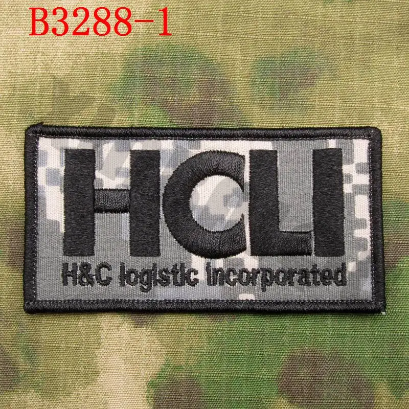 Вышивка патч Jormungand HCLI H& C логистический встроенный крючок на - Цвет: B3288 Acu