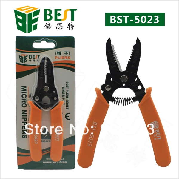 

High precision 7 in 1 BEST-5023 copper Aluminum cable Cutter clamp Wire stripper Handhold Stripping Plier