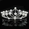 Femmes princesse couronne bandeau cristal strass diadème et couronnes bandeau de cheveux bijoux couleur argent accessoires de cheveux de mariée mariage ► Photo 3/6