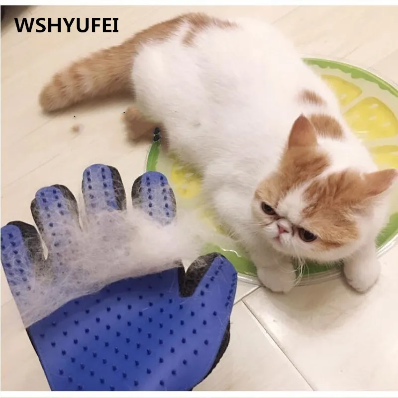 Chat Toilettage Gant Pour Chats Pet Chien Cheveux Deshedding Brosse Peigne Gant Pour Animal De Compagnie Chien Doigt De Nettoyag Aliexpress