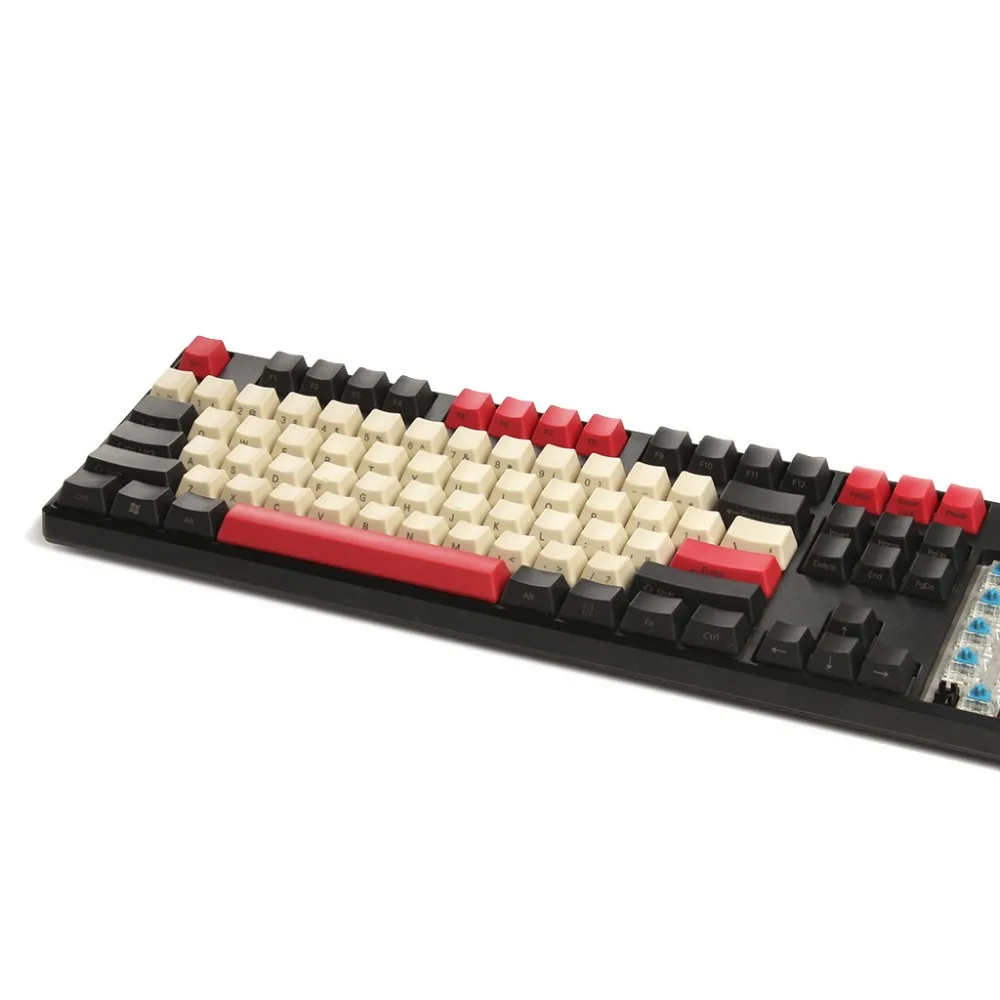 YMDK 108 87 61 Винтажный стиль PBT OEM профиль Keycap для 104 TKL 60% MX переключатели Механическая игровая клавиатура