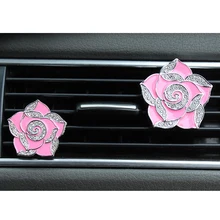 Красивые украшения автомобиля 3D цветок парфюмерные флаконы пустой распылитель бутылка спрей-освежитель Pum автомобильный выход освежитель очиститель