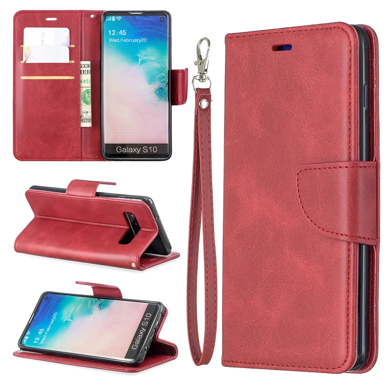 

Business Solid Color PU Leather Flip Case For Samsung Galaxy J2 Pro J3 J5 J7 2017 J4 J6 2018 Plus Prime Funda Wallet Cover Coque