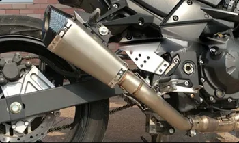 

Motorcycle Full System Exhaust Mid Link Pipe Motorbike Laser Marking Muffler For Kawasaki Z800 Z 800 With DB killer 2013-2016