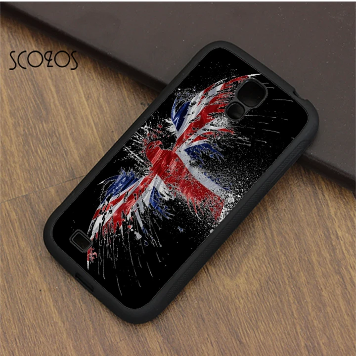 Scozos британский флаг Орел сотовый телефон чехол для Samsung Galaxy S3 S4 S5 S6 S7 S8 Edge