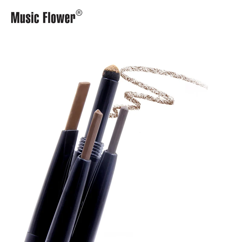Eyebrow double-headed automatic rotating makeup does not smudge waterproof eyebrow pencil eye makeup Eyebrow double-headed automatic rotating makeup does not smudge waterproof eyebrow pencil eye makeup