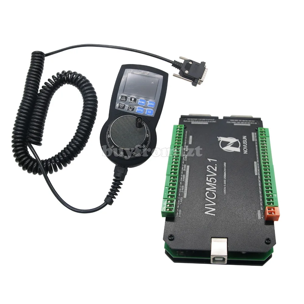 

NVCM5 USB MACH3 USB Port 5 Axis Motion Controller CNC Card Board 125KHz