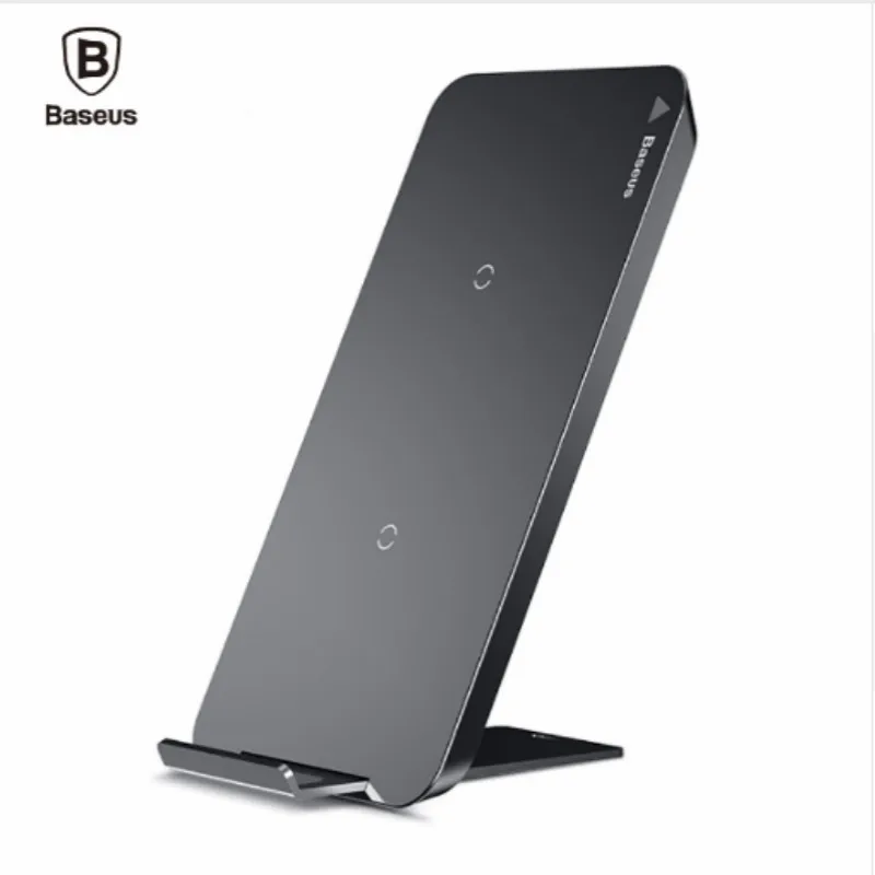 Беспроводное зарядное устройство Baseus Qi для iPhone X samsung Note 8 S8 Plus S7 S6 Edge, быстрая Беспроводная зарядная док-станция