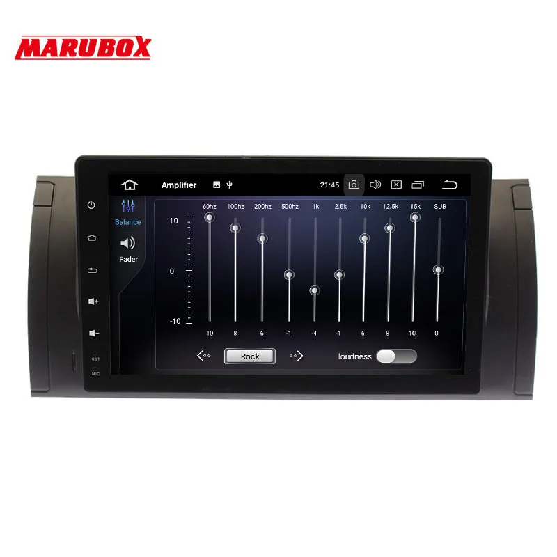 Best Marubox 1Din Head Unit For BMW E39 Android 9.0 Octa Core 4GB RAM,E53,E38,X5 Car Multimedia Player Stereo Radio GPS Navi 9A901PX5 2