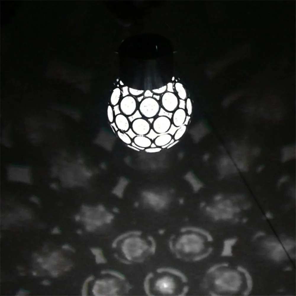 

8cm Solar Hanging Light Mini LED Color Change Ball Garden Hanging Lamp Outdoor Landscape Yard LED Lamp Walkway Decorate