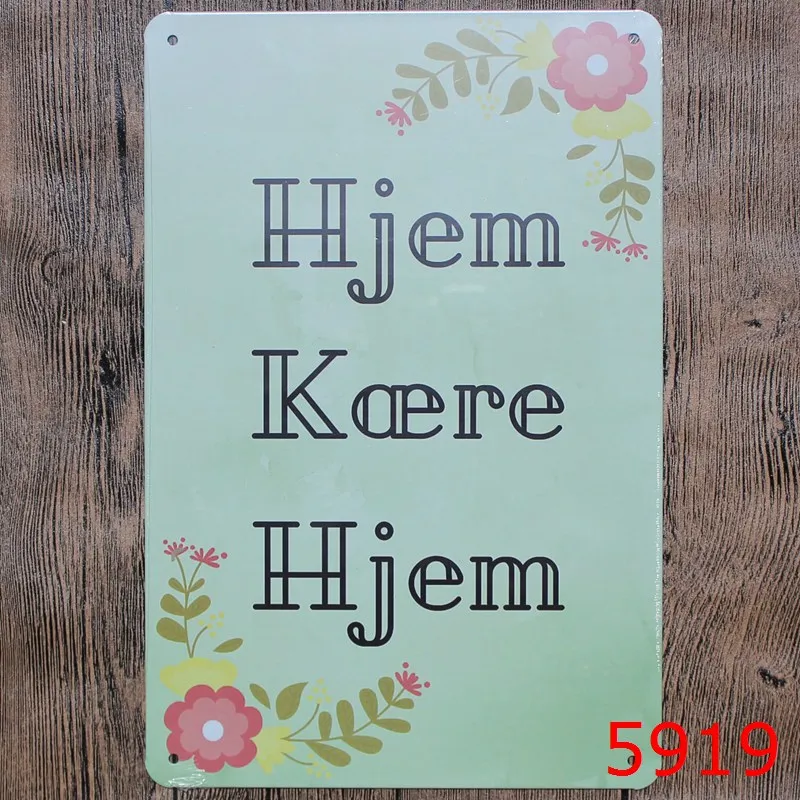 HJEM KOERE HJEM Tin Painting Board Vintage Tin Signs Painting Home Decor Bar Wall Sticker 20X30CM SHOP Decor HJEM KOERE HJEM Tin Painting Board Vintage Tin Signs Painting Home Decor Bar Wall Sticker 20X30CM SHOP Decor